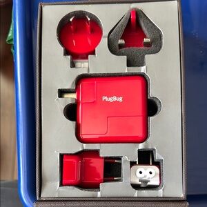 Red Power Adapter